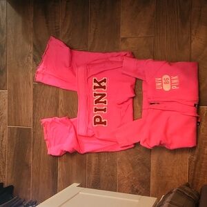 Pink vintage lounge/ hoodie set